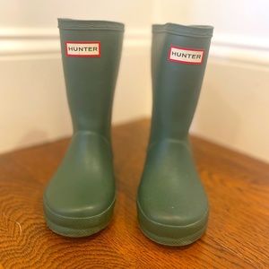 Green Toddler Hunter Rain Boots